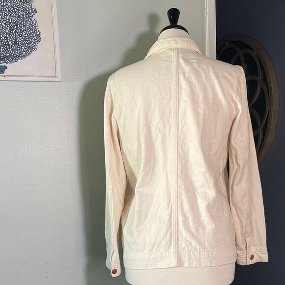 Everlane Women's Off-White 100% Cotton “Chore Jacket”. - Picture 4 of 6